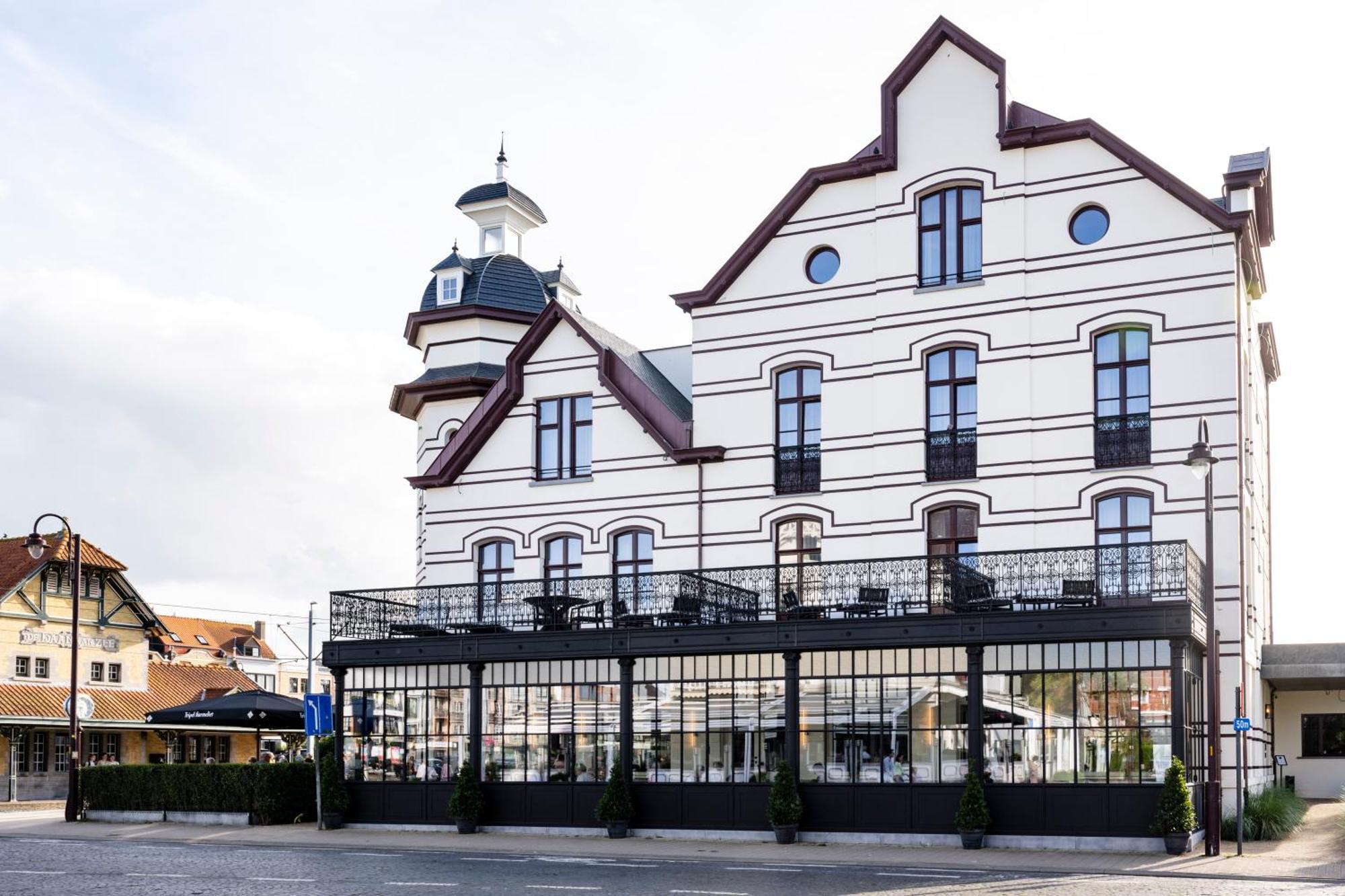 Hotel Des Brasseurs De Haan Bagian luar foto